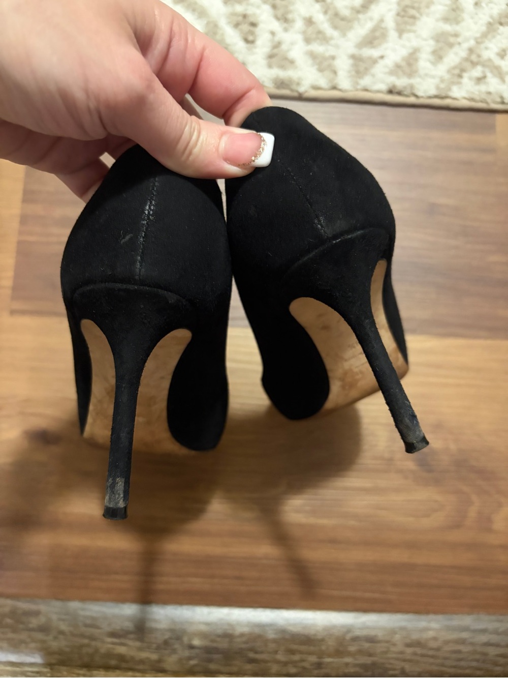 Jimmy Choo Romy Black Suede Pumps - Picture 8 of 8